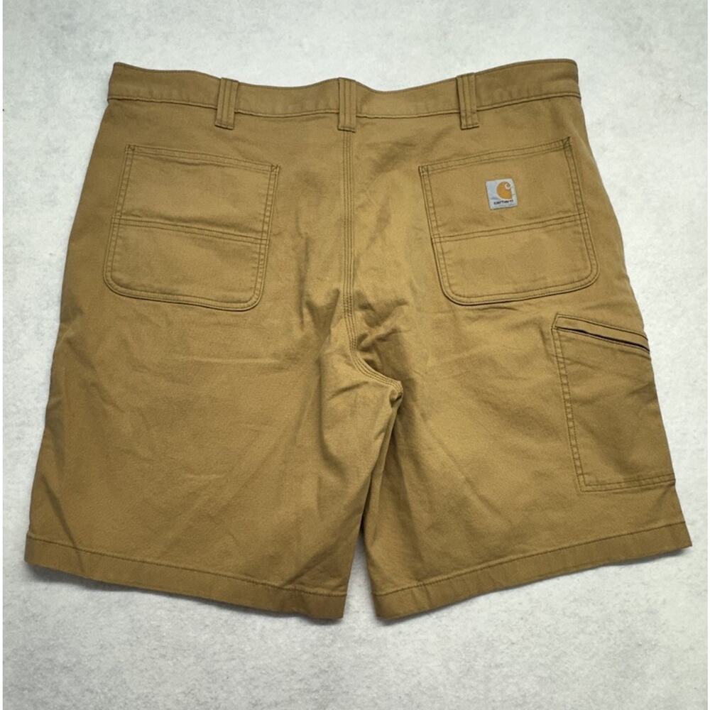 Carhartt Work Shorts Mens 42 Brown 10IN Duck Relaxed Fit Work Wear Outdoor - Picture 7 of 7